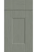 Bella Paintflow Matt Sage Green : Style : Warwick. MDF Vinyl Wrapped Door/Drawer