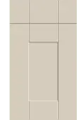 Bella Supermatt Taupe Grey : Style : Warwick. MDF Vinyl Wrapped Door/Drawer