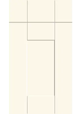 Click Here To Enlarge This Photo Of Bella Antique White : Style : Warwick. MDF Vinyl Wrapped Door/Drawer