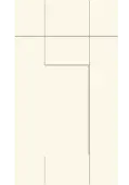 Bella Antique White : Style : Warwick. MDF Vinyl Wrapped Door/Drawer