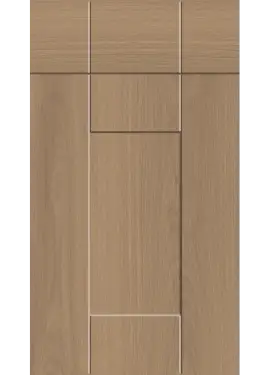 Click Here To Enlarge This Photo Of Bella Canella Oak : Style : Warwick. MDF Vinyl Wrapped Door/Drawer