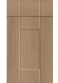Bella Canella Oak : Style : Warwick. MDF Vinyl Wrapped Door/Drawer