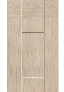 Click Here To Enlarge This Photo Of Bella Cremona Oak Cotta : Style : Warwick. MDF Vinyl Wrapped Door/Drawer