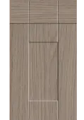 Bella Grey Vicenza Oak : Style : Warwick. MDF Vinyl Wrapped Door/Drawer