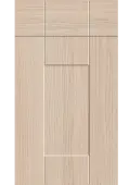 Bella Light Vicenza Oak : Style : Warwick. MDF Vinyl Wrapped Door/Drawer