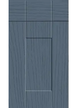 Click Here To Enlarge This Photo Of Bella Paintflow Colonial Blue : Style : Warwick. MDF Vinyl Wrapped Door/Drawer
