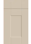 Bella Supermatt Macademia : Style : Warwick. MDF Vinyl Wrapped Door/Drawer