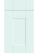 Bella Supermatt Scandinavian Blue : Style : Warwick. MDF Vinyl Wrapped Door/Drawer