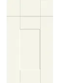 Bella Supermatt White Grey : Style : Warwick. MDF Vinyl Wrapped Door/Drawer
