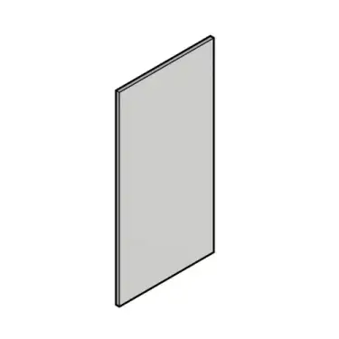 Click Here To Enlarge This Photo Of Wall End Panel 800 x 350mm x 18mm