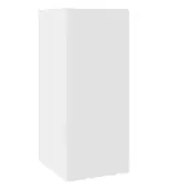 KitchenKit Value Slab Matt Snow White 300 Wall Kitchen Cabinet Flatpack - FKKV4011