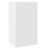 KitchenKit Value Slab Matt Snow White 400 Wall Kitchen Cabinet Flatpack - FKKV4012