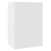KitchenKit Value Slab Matt Snow White 500 Wall Kitchen Cabinet Flatpack - FKKV4013