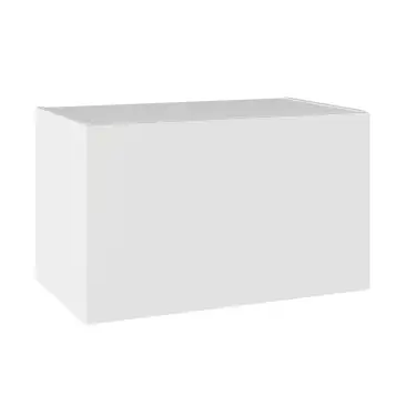 Click Here To Enlarge This Photo Of KitchenKit Value Slab Matt Snow White 600 Bridging Wall Kitchen Cabinet Flatpack - FKKV4119