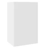KitchenKit Value Slab Matt Snow White 450 Wall Kitchen Cabinet Flatpack - FKKV4040