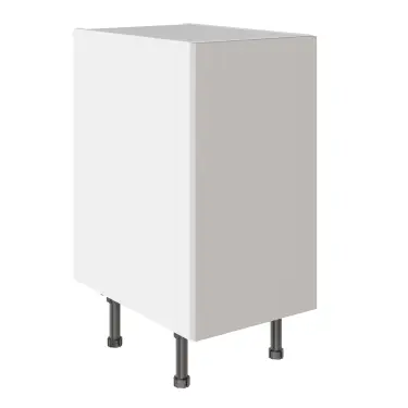 Click Here To Enlarge This Photo Of KitchenKit Value Slab Matt Light Grey 400 Base Kitchen Cabinet Flatpack - FKKV4102