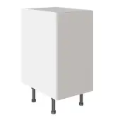 KitchenKit Value Slab Matt Light Grey 400 Base Kitchen Cabinet Flatpack - FKKV4102