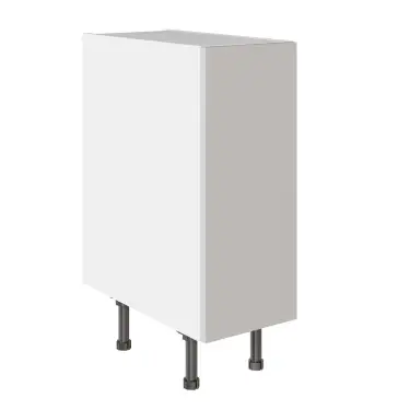 Click Here To Enlarge This Photo Of KitchenKit Value Slab Matt Light Grey 300 Base Kitchen Cabinet Flatpack - FKKV4101