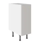 KitchenKit Value Slab Matt Light Grey 300 Base Kitchen Cabinet Flatpack - FKKV4101