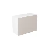 KitchenKit Value Slab Matt Light Grey 600 Single Extractor Wall Kitchen Cabinet Flatpack - FKKV4174