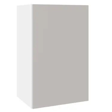Click Here To Enlarge This Photo Of KitchenKit Value Slab Matt Light Grey 450 Wall Kitchen Cabinet Flatpack - FKKV4140
