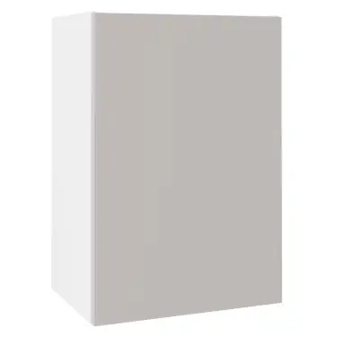 Click Here To Enlarge This Photo Of KitchenKit Value Slab Matt Light Grey 500 Wall Kitchen Cabinet Flatpack - FKKV4113