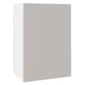 KitchenKit Value Slab Matt Light Grey 500 Wall Kitchen Cabinet Flatpack - FKKV4113