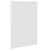 KitchenKit Value Slab Matt Snow White Base End Panel - FKKV4028