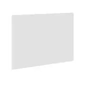 KitchenKit Value Slab Matt Snow White Integrated Extractor Door - FKKV4043