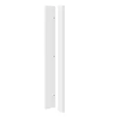 KitchenKit Value Slab Matt Snow White Corner Post - FKKV4054