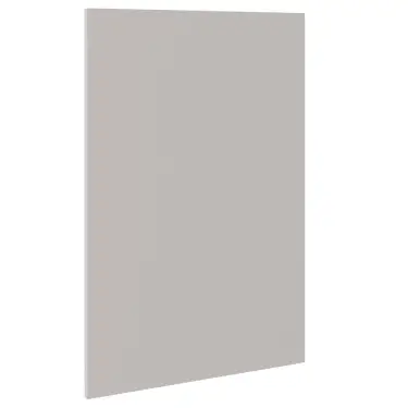 Click Here To Enlarge This Photo Of KitchenKit Value Slab Matt Light Grey Base End Panel - FKKV4128