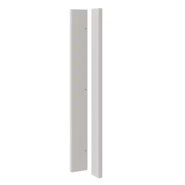 Click Here To Enlarge This Photo Of KitchenKit Value Slab Matt Light Grey Corner Post - FKKV4154