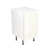 KitchenKit Slab Gloss White 450 Base Kitchen Cabinet Flatpack - FKKO3039