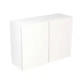 KitchenKit Slab Gloss White 1000 Wall Kitchen Cabinet Flatpack - FKKO3015
