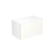 KitchenKit Slab Gloss White 600 Bridging Wall Kitchen Cabinet Flatpack - FKKO3119