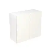 KitchenKit Slab Gloss White 800 Wall Kitchen Cabinet Flatpack - FKKO3038