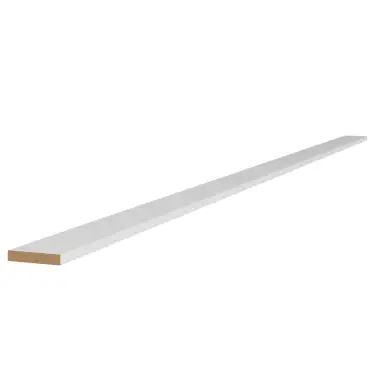 Click Here To Enlarge This Photo Of KitchenKit Slab Gloss White Capping Rail - FKKO3082
