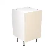 KitchenKit Slab Gloss Cashmere 500 Base Kitchen Cabinet Flatpack - FKKO3103