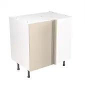 KitchenKit Slab Gloss Cashmere 800 Blind Corner Base Kitchen Cabinet Flatpack - FKKO3137