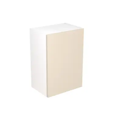 Click Here To Enlarge This Photo Of KitchenKit Slab Gloss Cashmere 500 Wall Kitchen Cabinet Flatpack - FKKO3113