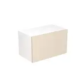 KitchenKit Slab Gloss Cashmere 600 Bridging Wall Kitchen Cabinet Flatpack - FKKO3119
