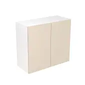 KitchenKit Slab Gloss Cashmere 800 Wall Kitchen Cabinet Flatpack - FKKO3138