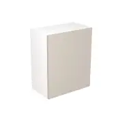 KitchenKit Slab Gloss Light Grey 600 Wall Kitchen Cabinet Flatpack - FKKO3214