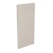 KitchenKit Slab Gloss Light Grey Wall End Panel - FKKO3244