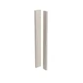 KitchenKit Slab Gloss Light Grey Corner Post - FKKO3254