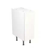 KitchenKit Slab Matt White 300 Base Kitchen Cabinet Flatpack - FKKO3301
