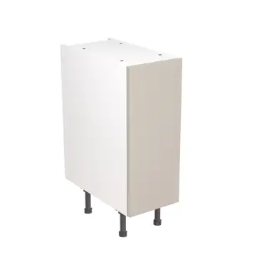 Click Here To Enlarge This Photo Of KitchenKit Slab Matt Light Grey 300 Base Kitchen Cabinet Flatpack - FKKO3501
