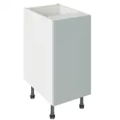 Kitchen Kit Slab Flatpack 400 Base Kitchen Cabinet Matt Aquamarine with White Cabinet - FKKO3702