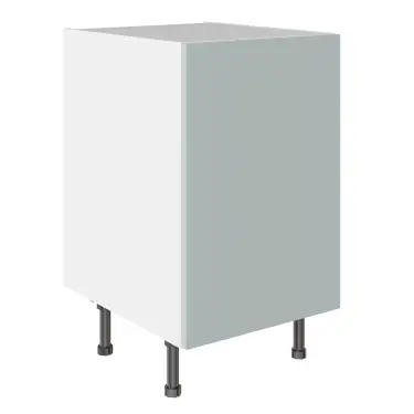 Click Here To Enlarge This Photo Of KitchenKit Slab Matt Aquamarine 500 Base Kitchen Cabinet Flatpack - FKKO3603
