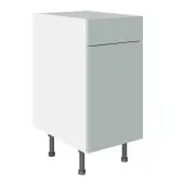 KitchenKit Slab Matt Aquamarine 400 Drawerline Base Kitchen Cabinet Flatpack - FKKO3676